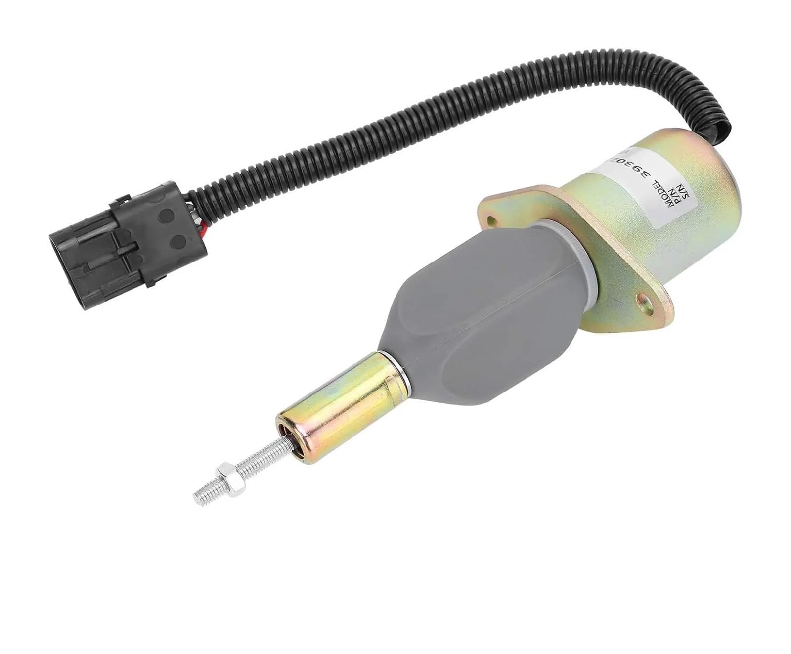 Électrovanne d'arrêt 3930233 DC12V pour extinction moteur d'excavatrice