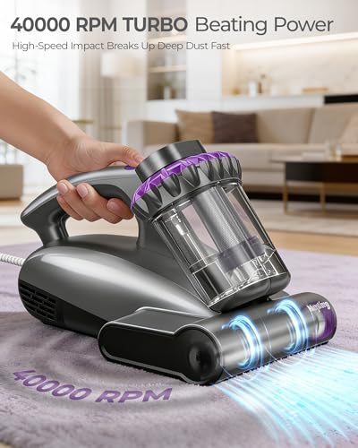 Image of Mayking Pro Mattress Vacuum Cleaner with Dust Detection, Model MV03