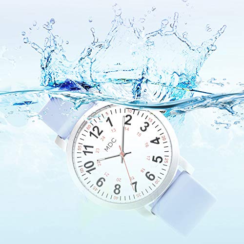 Infantry Mdc Glow In The Dark Watches For Men, 12/24 Hour Military Time Watch Waterproof, Field Outdoor Sport Mens Wristwatch With Slip-Thru Nylon Band #TOP1