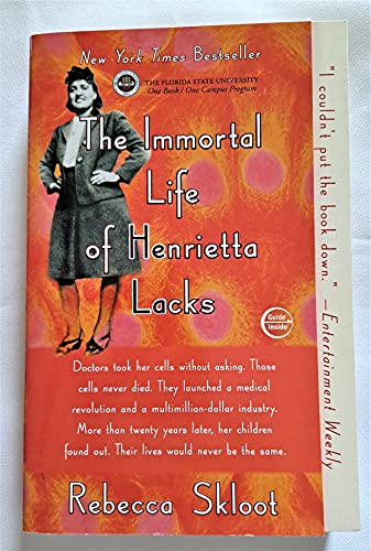 The Immortal Life of Henrietta Lacks 0307954005 Book Cover