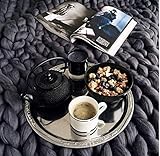 YIYIDA Manta de punto XXL de 120 x 180 cm, cama