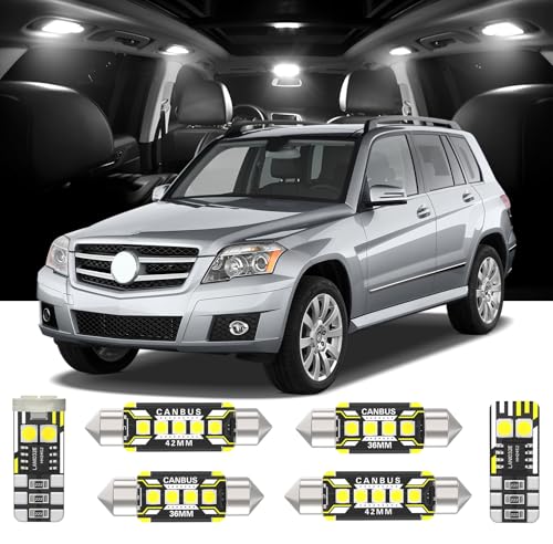 16 piezas luz LED interior para Mercedes Benz GLK miniatura 1