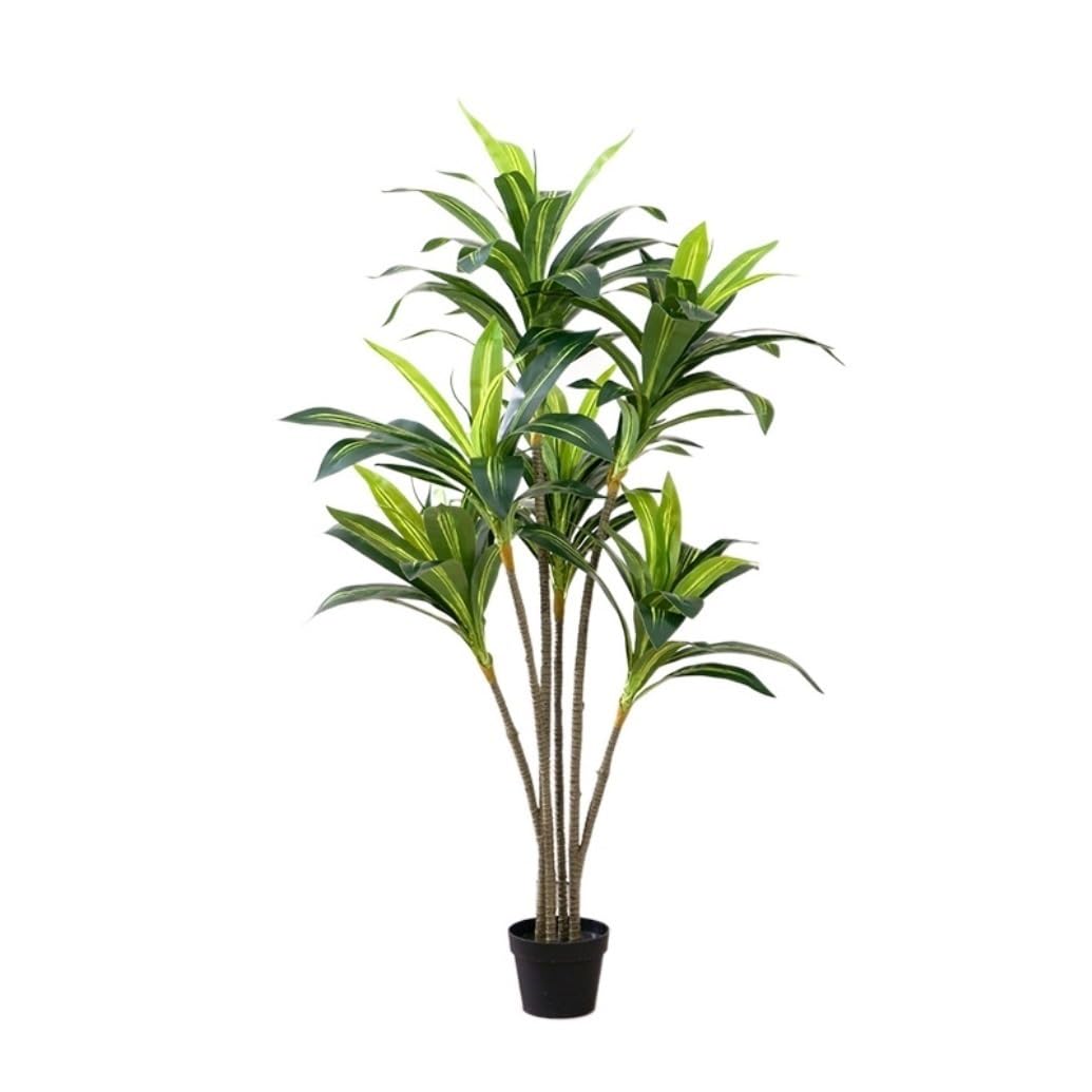 SWENEEN Indoor Artificial Tree Plants Bonsai Fake Tree Fake Potted Ornaments Home Decor Hotel Garden Decoration Fake Plants Artificial Tree,180Cm,150cm