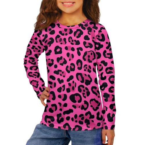Image of Uourmeti Teens Girls Long Sleeve T Shirts Fall Outfits Boys Active Sportswear Running Tops