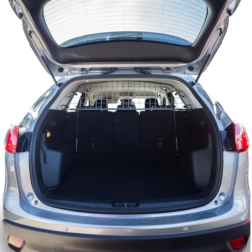 Travall Dog Guard Compatible with Mazda CX-5 (2012-2017) Vehicle Specific Trunk Guard Tailored Fit Luggage Barrier Load Separator Heavy Duty Powder Coated Steel Pet Barrier