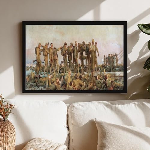 Gassed John Singer Sargent tableau salon déco murale bureau grand format - 7