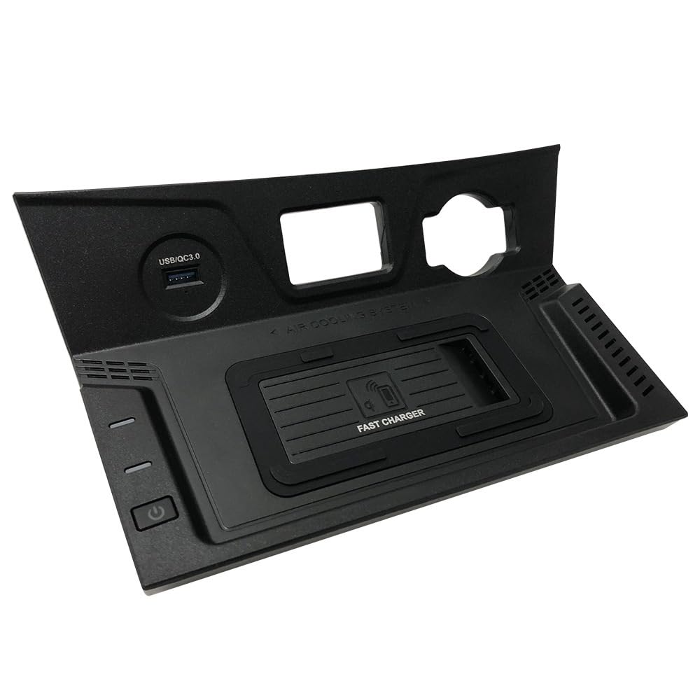Chargeur sans fil de voiture 15W adapté for Hyundai Tucson 2015 – 2018, tapis de charge rapide, support de téléphone, Plug And Play Usb, accessoires d'intérieur