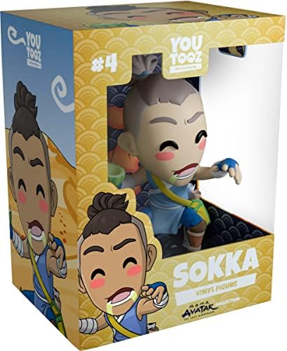 Youtooz Sokka Avatar The Last Airbender Figure, 4.4" Sokka Figure from Avatar The Last Airbender, High Detailed Youtooz Collectible Figure - Youtooz Avatar The Last Airbender Collection