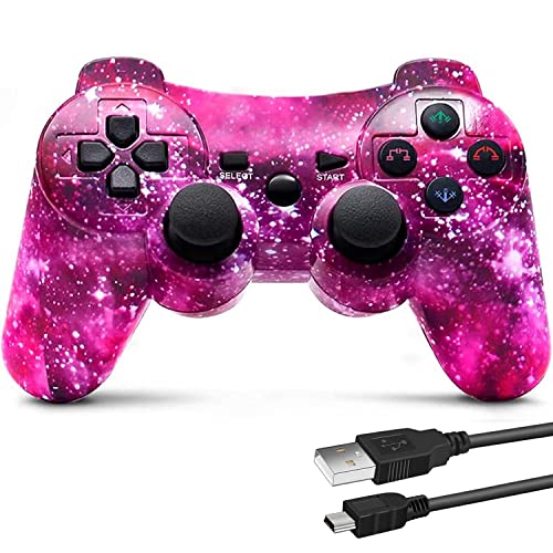 PS3 用 ワイヤレスコントローラー 6軸センサー DUAL SHOCK3 ゲームパット 互換対応 USB ケーブル 日本語説明書 付き