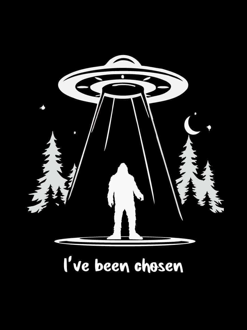 Sticker Yeti et Alien en vinyle blanc, cadeau ideal pour fan de SF