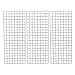 Grid Panel 2â€™ x 5â€™ (24â€ Wide x 60â€ High), Heavy-Duty 1/4â€³ Thick Wire, Spaced 3â€³ Apart (Quantity 3) (Black)