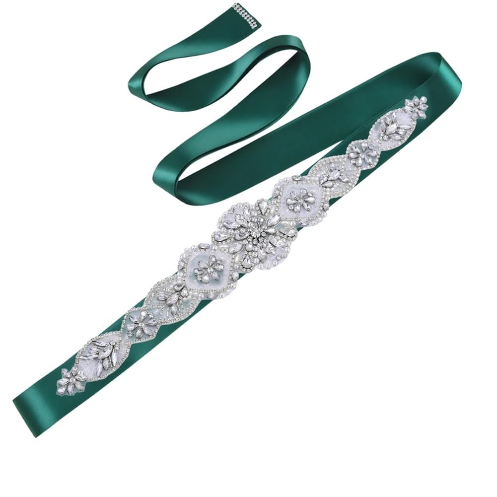 Cinturón de novia con apliques de diamantes de imitación para mujer, vestido formal de fiesta