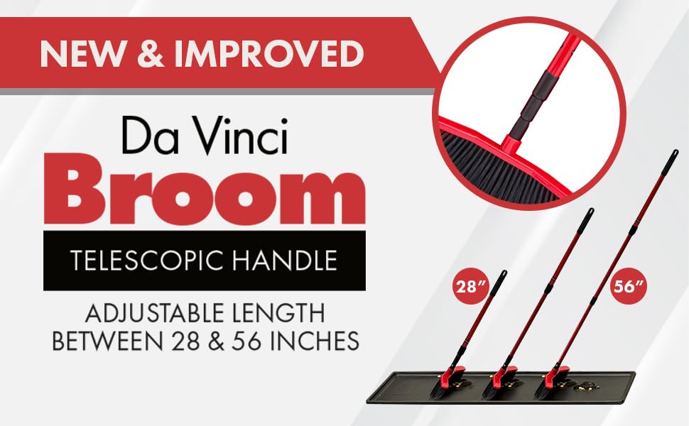 Amazon.com: Da Vinci Angle Broom Dustpan Combo Set – Pack of 2, 16