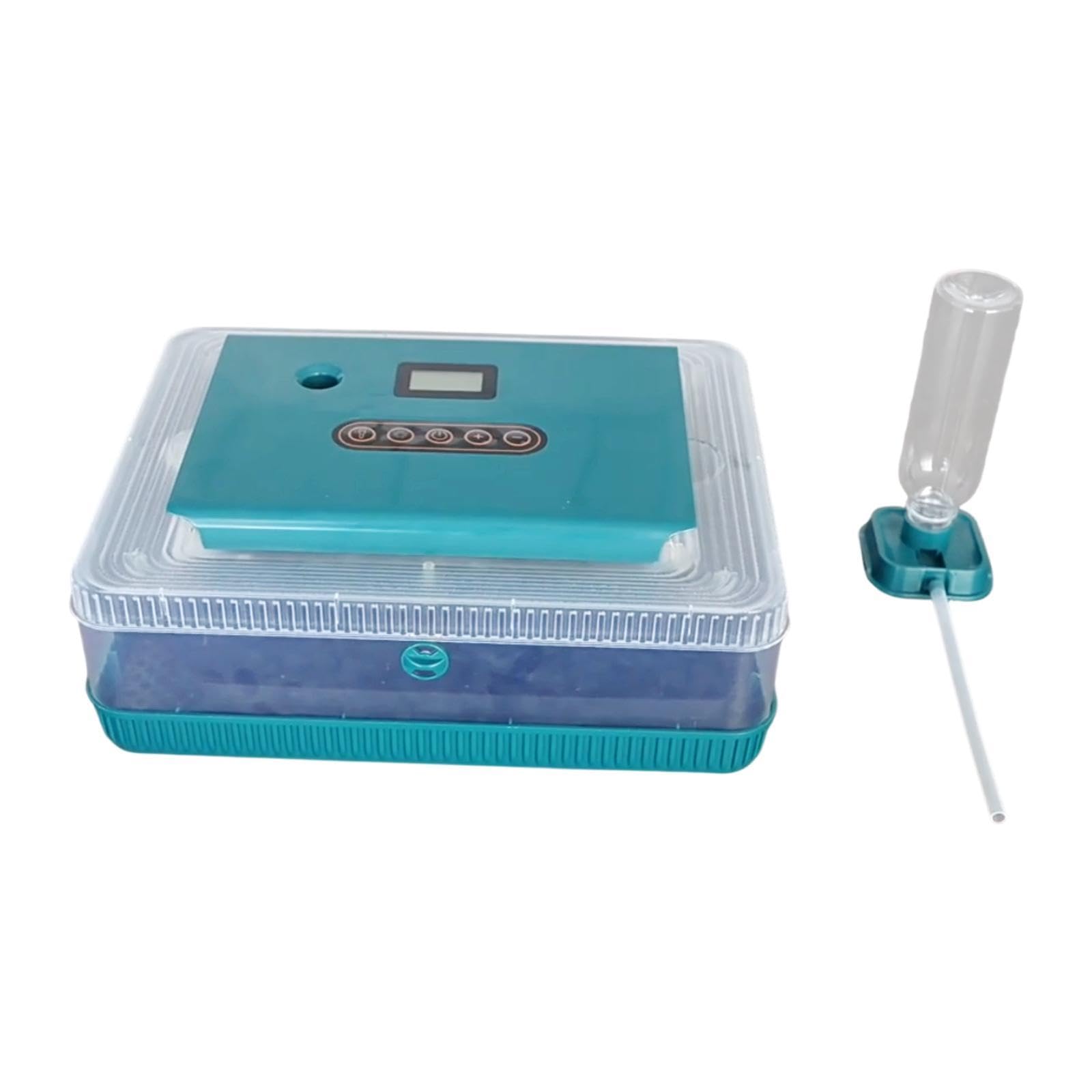 Gralara Incubatrice per Uova con Controllo della Temperatura, contatore dei Giorni di incubazione con Bottiglia d'Acqua Esterna, Macchina per la schiusa