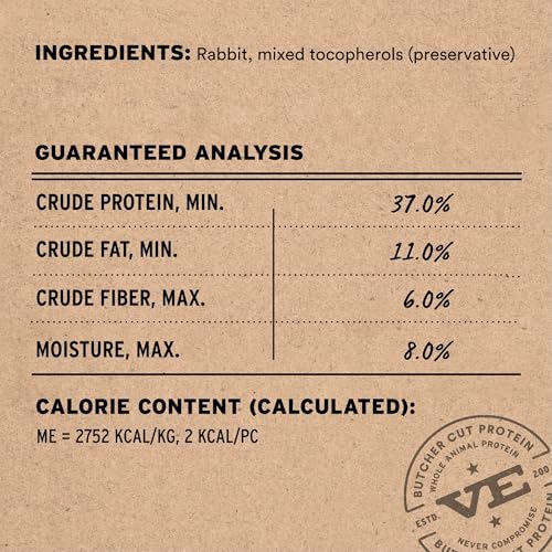 Vital Essentials Freeze Dried Dog Treats | Rabbit Bites, Single Protein | Premium Quality | Grain Free Training Treats for Dogs, 2 oz Bag - Image 4