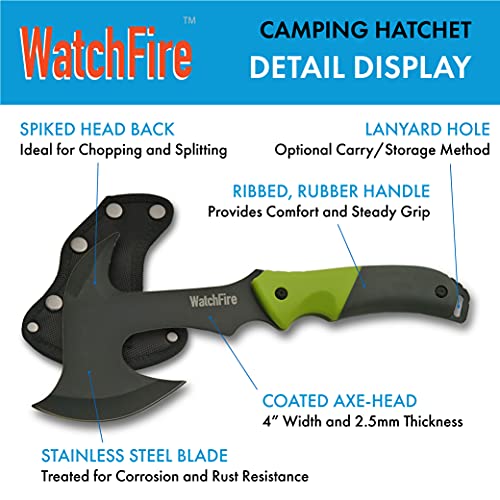 WatchFire-115-Coated-Stainless-Steel-Spiked-Back-Camping-Axe
