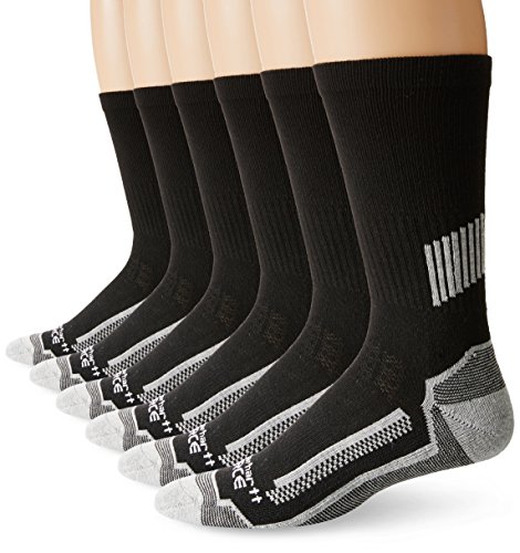 Carhartt Men's 6 Pack Force Performance Crew Socks