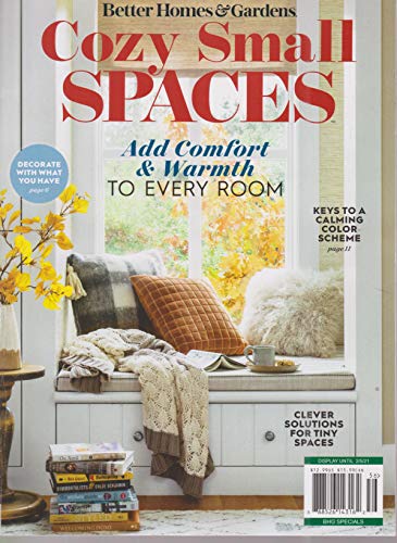 Cozy Small Spaces Magazine By Better Homes & Gardens 2020