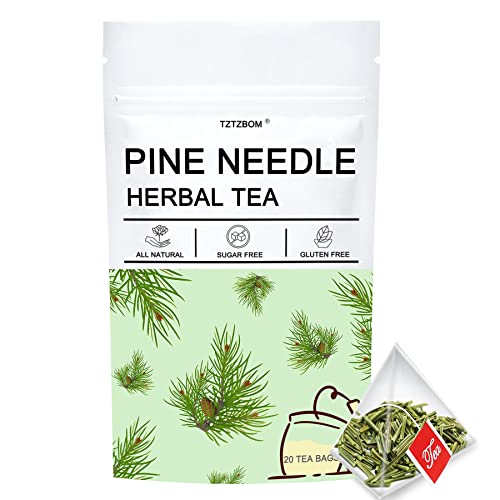 Pine Needle Tea Bags - 100% Pure Natural Wild Dried Pine