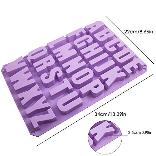 YuCool - Stampo in silicone con 26 cavità a forma