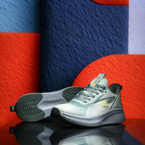 Image of ASIAN Quantum-27 Men's Sports Running Shoes with See-Through Air Sole, Memory Foam Comfort, Breathable Knit Upper & Stylish Athletic Performance Design
