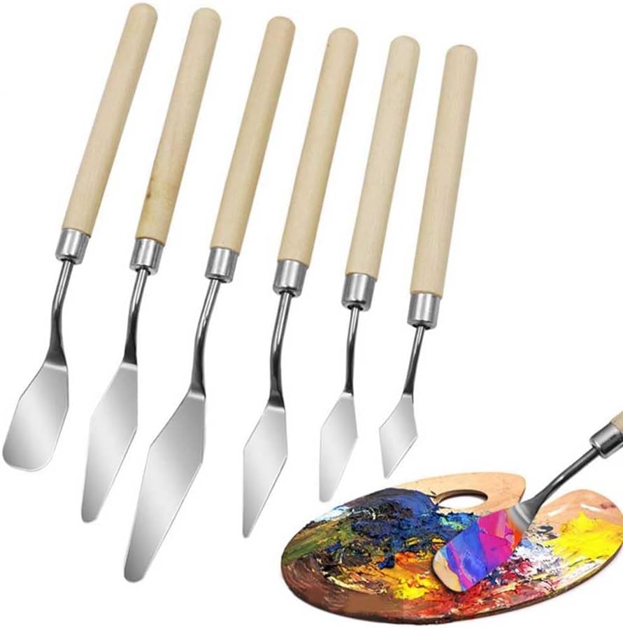 Leadigol Cream Spatula Pastry Chocolate Cake Decorating Tool Icing Stainless Steel Wooden Handle Smoothing Palette Shovel