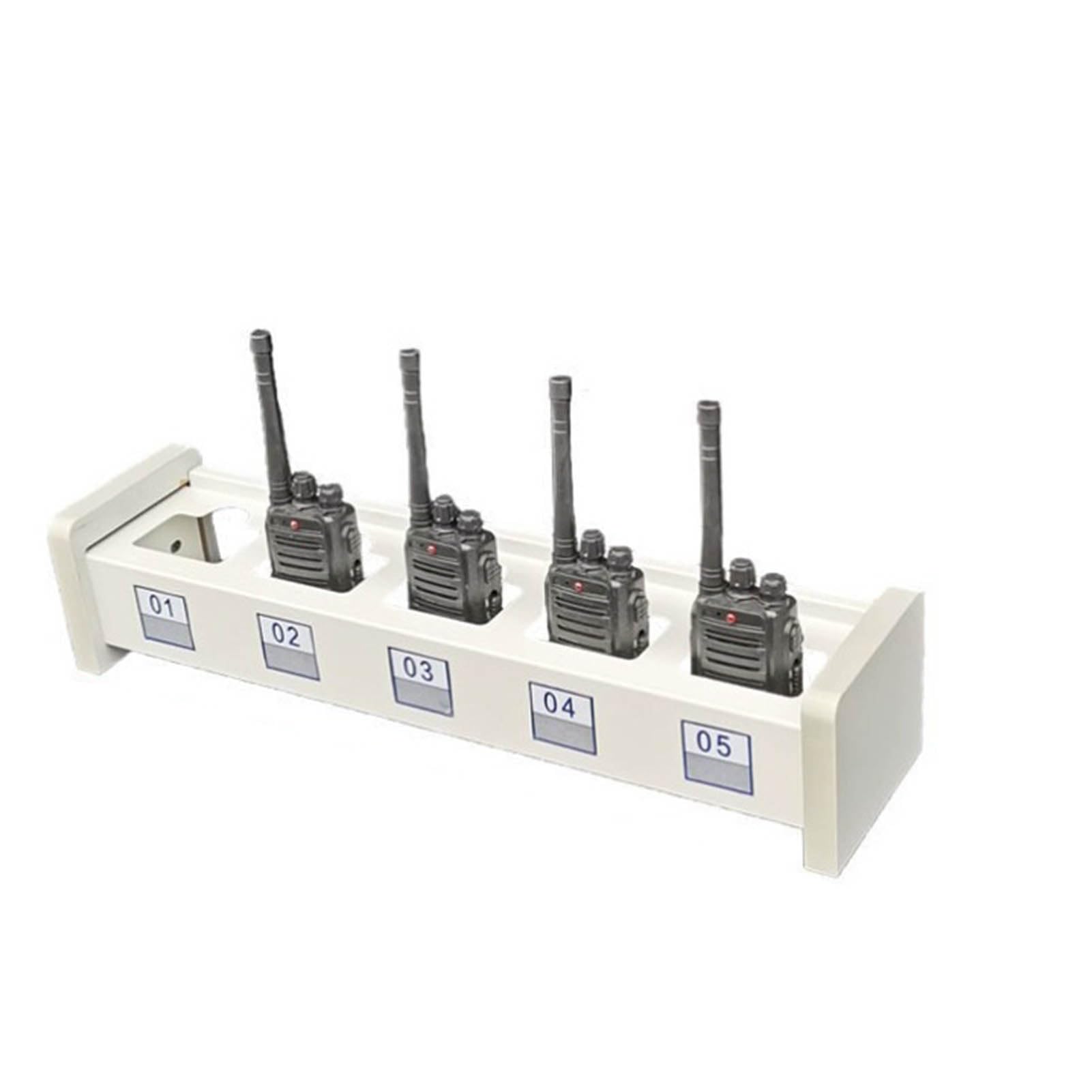 Boîte de rangement universelle pour radio et support microphone mural