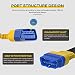 MRCARTOOL Adaptador de Cable de extensión OBDII de 16 Pines Macho a...