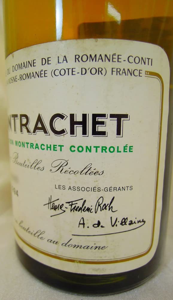 DRC モンラッシェ 1994 Montrachet  空瓶 DRC モンラッシェ 1994 Montrachet 空瓶 【公式通販】