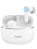Polypal P1 7 in 1 AI Translation Earbuds, Supports 138 Languages, Real-Time Spanish English Interpreter Headphones, Ideal for Live Speech, Online Learning, Travel, APP Work with iOS and Android