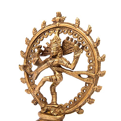 Yogateria Estátua Decorativa Shiva Nataraja Bronze 14cm