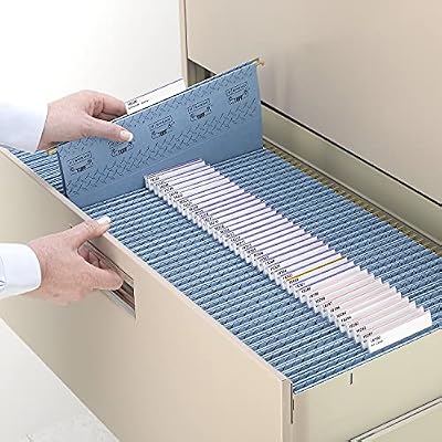 Smead Easy Slide Tab, 1/3-Cut, Clear, 18 Per Pack (64626), Pack of 1