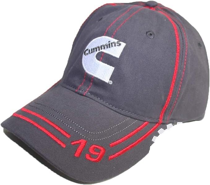 Dodge Cummins 1919 Base Ball Cap Hat Diesel Gear Headwear Charcoal