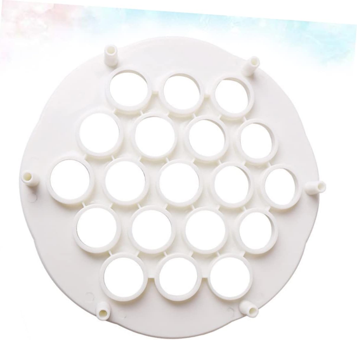 SHOWERORO 3pcs Dumpling Maker Tool Plastic Dumpling Molds for Easy Diy Making Kitchen Makes at Convenient and Practical Kitchen Utensil
