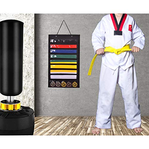 image for LYFFXYH Martial Arts Belts Organizer Storage - Hanging Medal Display R