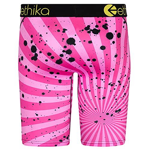 Ethika Men’s Boxer Brief, Knee Length, 4-Way Stretch Performance Underwear with Graphic Prints – Screen Print (AST, XL)3