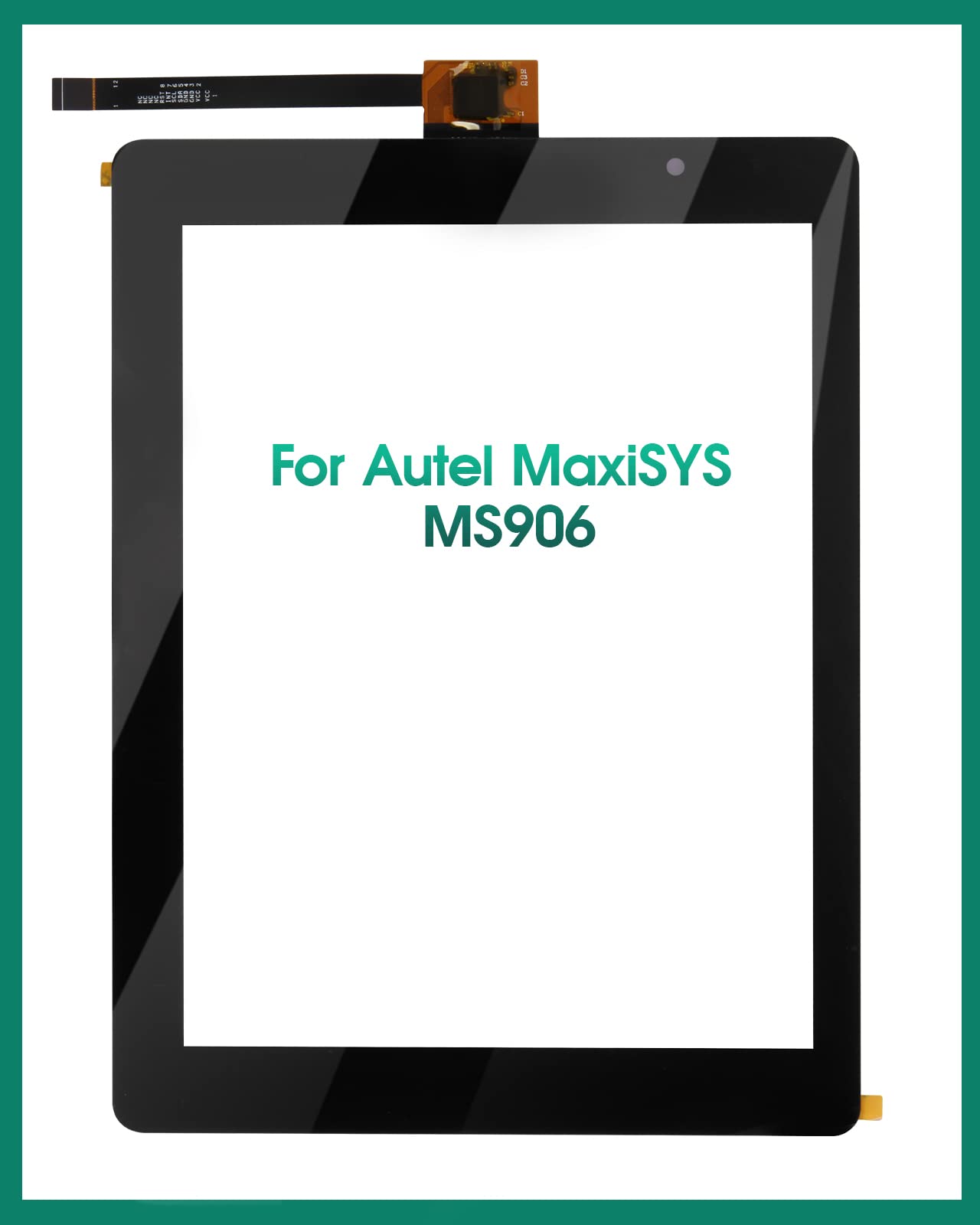 Écran tactile de rechange pour AUTEL MaxiSYS MS906 MS906TS MS906BT pour AUTEL MaxiSYS MS906TS MS906BT - Panneau de réparation de rechange (pas pour MS908)