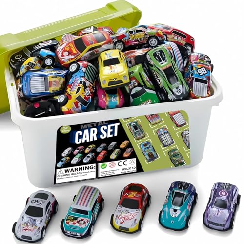 Liberty Imports 50-Pack Pull Back Cars 1:64 Mini Coches miniatura 1