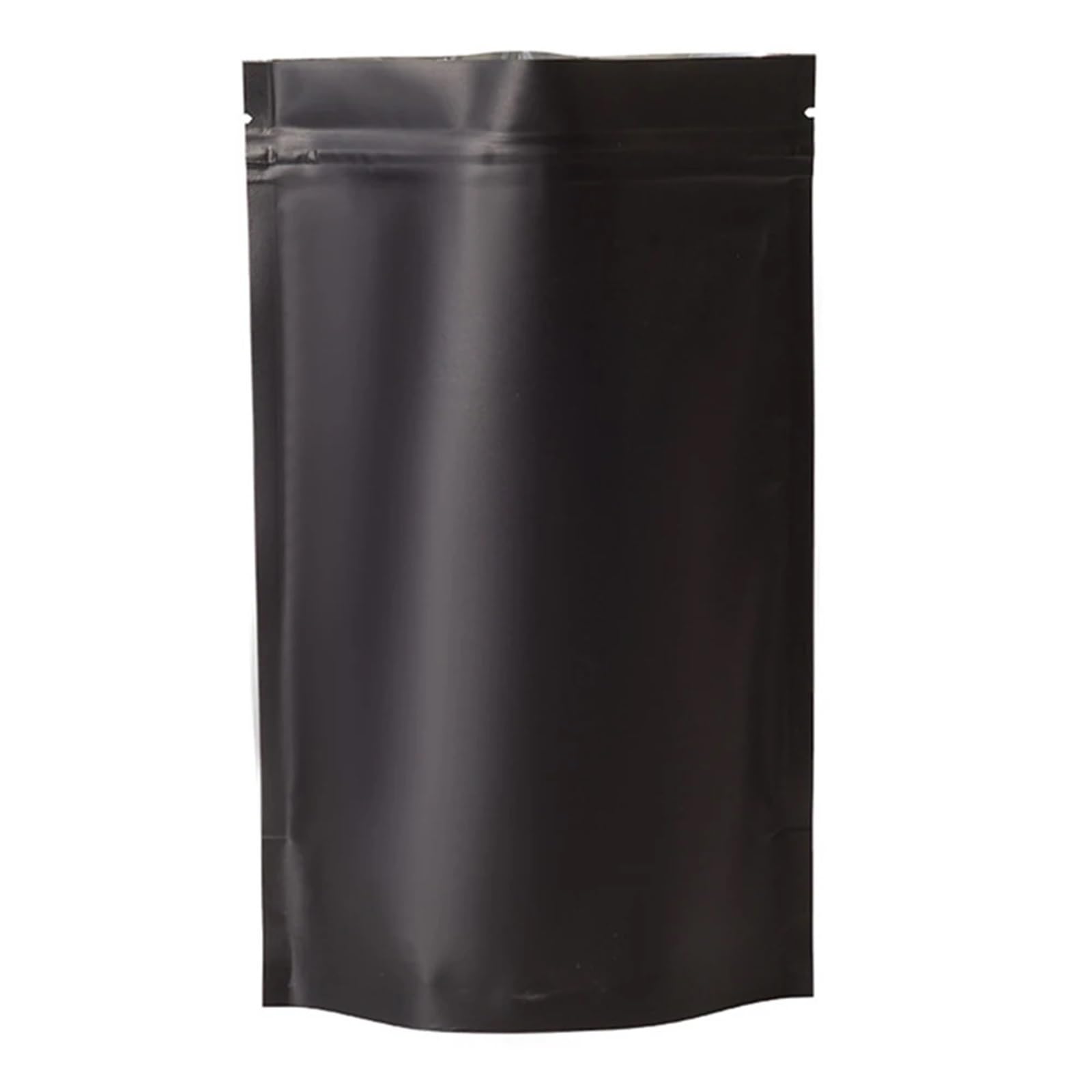 self-sealing bag, 100 pcs Mylar Foil Stand Up Zip Lock Bags With Tear Notch Multicolor Multiple Sizes(Black,10x15cm)