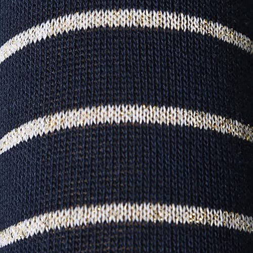Image of COTTON DAY 2 Pack Little Kids Girls Soft Cotton Fashion Tights Design Stripes Pattern Toddler 2T-4T Stripes Size 4