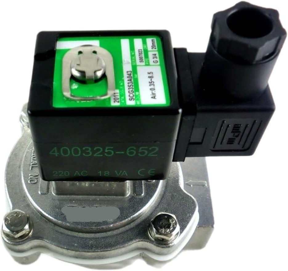 SCG353A043 Industrial Grade Pulse Valves Orifice Size 20mm G3/4 Precision CR Diaphragm Pulse Valves(AC220V)