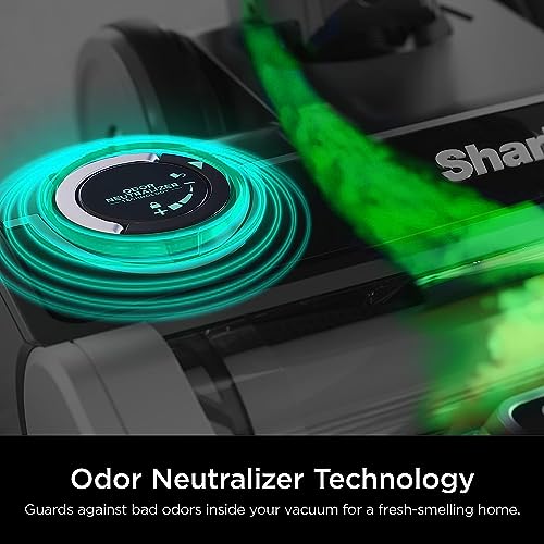 Image of Shark IZ562H Pro Cordless Vacuum with Clean Sense IQ & Odor Neutralizer, PowerFins Plus Brushroll, Includes Duster Crevice & Pet Tool, Up to 40 Minute Runtime, Light Blue, Without MultiFLEX (Renewed)