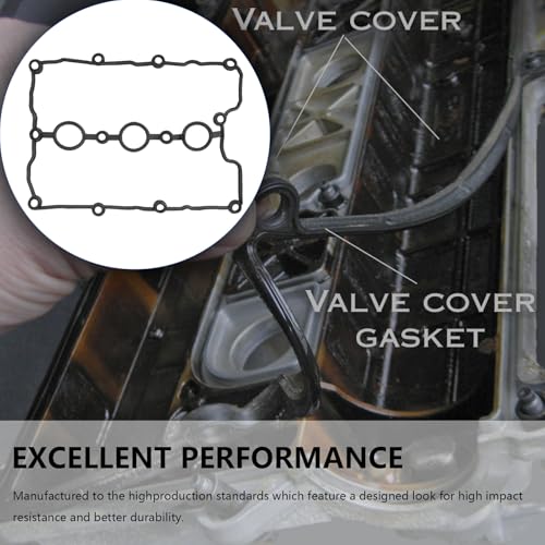 Image of VS 50865 R Engine Valve Cover Gasket Set Compatible with Audi A5 Quattro A6 Quattro A7 Quattro A8 Quattro Q5 Q7 S5 SQ5 S4 A5 A6 Q5 Porsche Touareg 713895700 713895800