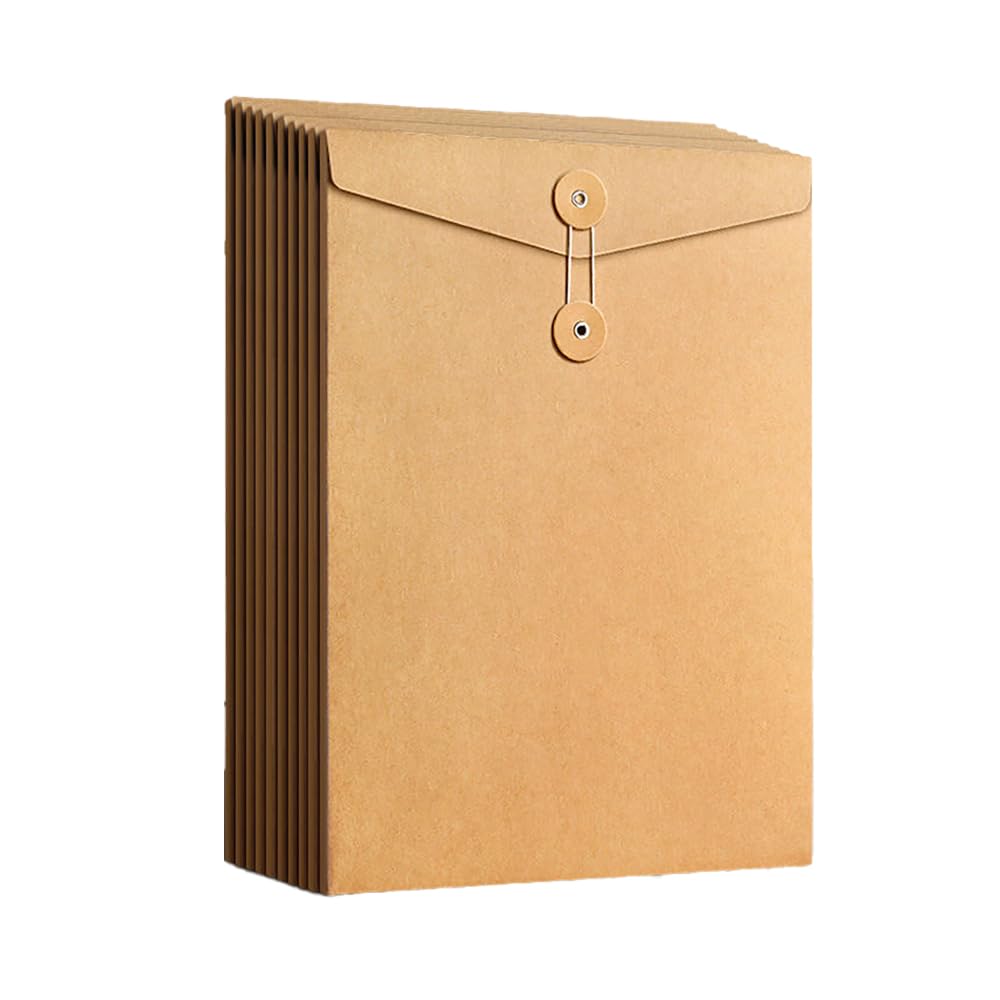Teczka na dokumenty A4, 10 sztuk, teczka prezentacyjna A5, teczki z papieru typu kraft, teczki, koperty, teczki, organizer na dokumenty, teczka do biura, szkoły, domu