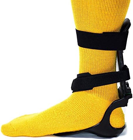 Step-Smart Drop Foot Brace/AFO, Adjustable Foot Drop Brace for Walking with Shoes or Running (Left Foot - Small/Medium), Made in the U.S.A. by Insightful Products