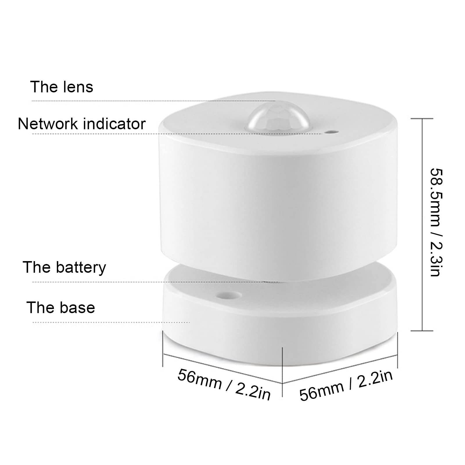 Sensor de Movimiento PIR Inteligente, Alerta de Detector de Movimiento PIR, Sensor de Movimiento Inteligente, aplicación de Sensor de Movimiento PIR Inteligente, Control