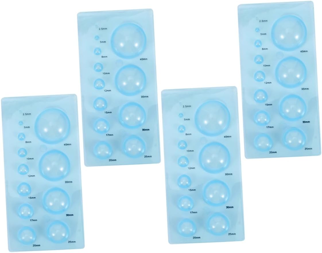 Gadpiparty 4pcs Quality Material Quilling Tool Paper Quilling Mould Half Ball Domes Mold DIY Paper Craft Tool Styler for Boys and Girls