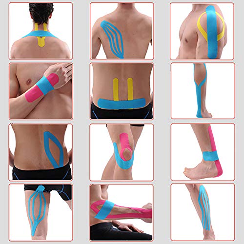 Gsbomzap 3 Pack Pro Kinesiology Athletic Tape Waterproof Muscle Support Adhesive Sport Tape For Pain Relief thumb #6
