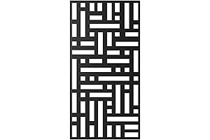 Elevens Metal Outdoor Privacy Screen Decor With A-GE04019