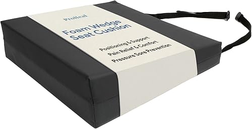 Cojín de espuma para silla de ruedas espuma de alta densidad funda de nailon elástico soporte de respaldo coxis elimina el deslizamiento y la